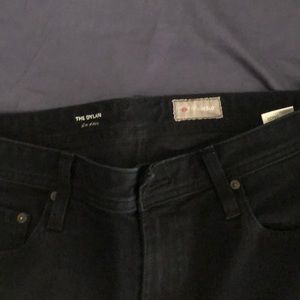 AG Black Pants, The Dylan Fit (slim skinny)